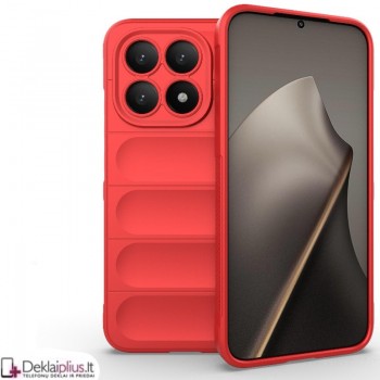 Magic Shield guminis dėklas - raudonas (Xiaomi 15T)